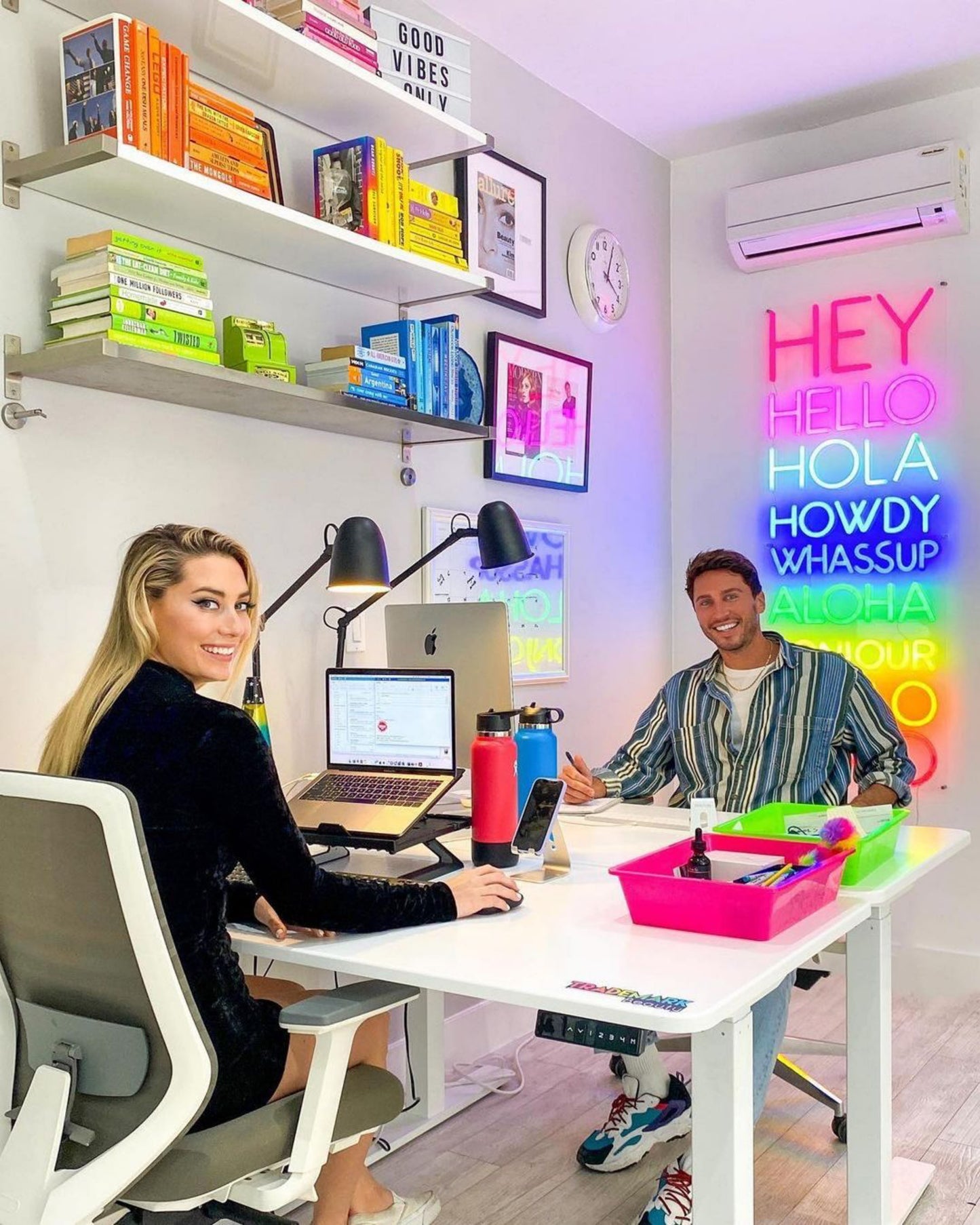 Hey Hello Hola LED Neon Sign - Brite Lite Neon Signs